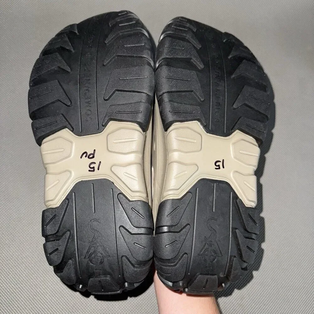SIA Collective Evo Foam Tan Black Trainer Comfort Clog Shoe Men’s Size 8-9